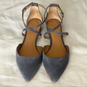 J. Crew suede flats